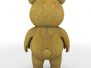 teddy bearted 3D Модель