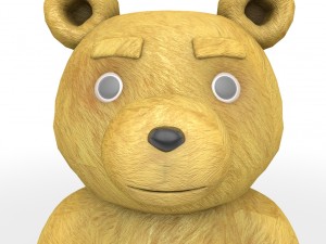 teddy bearted 3D Модель