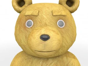 teddy bearted 3D Model
