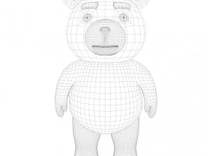 teddy bearted 3D Model