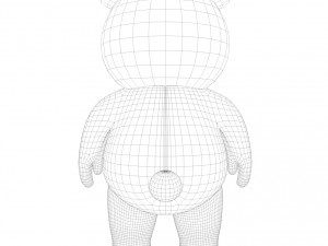 teddy bearted 3D Модель