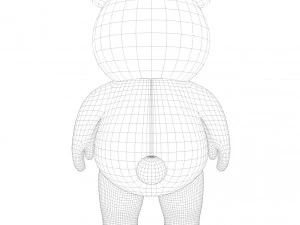 teddy bearted 3D Model
