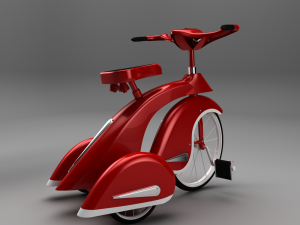 tricycle sky king 1936 3D Model