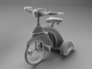 tricycle sky king 1936 3D Model