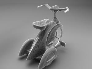 tricycle sky king 1936 3D Model