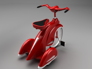 tricycle sky king 1936 3D Model