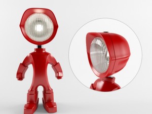 the lampster robo lamp 3D Model