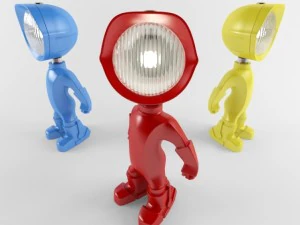 the lampster robo lamp 3D Model