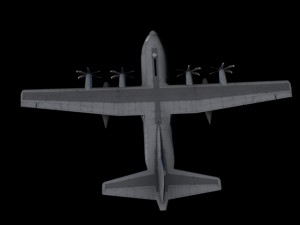 us-c-130 plane 3D Model