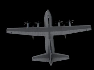 us-c-130 plane 3D Model