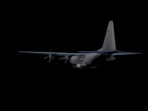 us-c-130 plane 3D Model