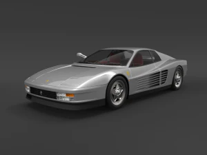 ferrari testarossa 3D Model