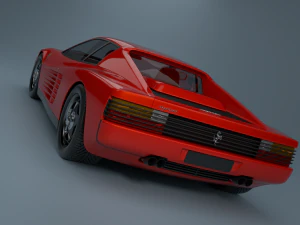 ferrari testarossa 3D Model