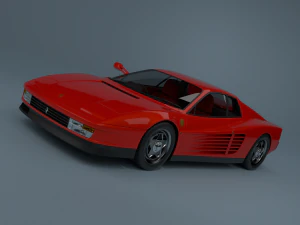 ferrari testarossa 3D Model