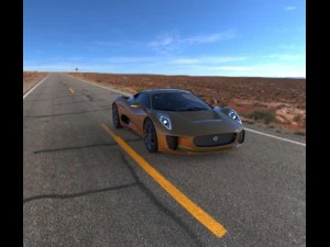 Jaguar c-x75 3D Model