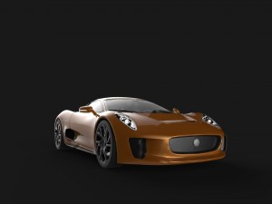 jaguar c-x75 3D Model