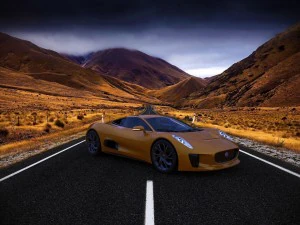 jaguar c-x75 3D Model