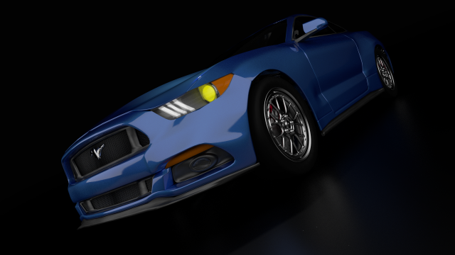 ford mustang 3D Model .c4d .max .obj .3ds .fbx .stl .blend