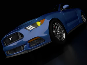 mengarungi mustang Model 3D