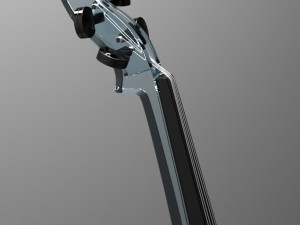 violin 3D मॉडल