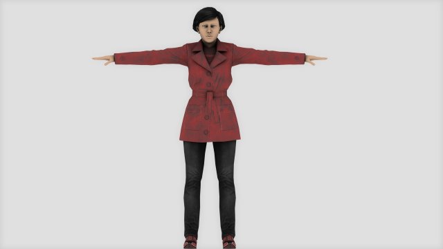 woman 3D-Modell .c4d .max .obj .3ds .fbx .stl .blend 