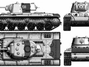 kv-1 Modello 3D