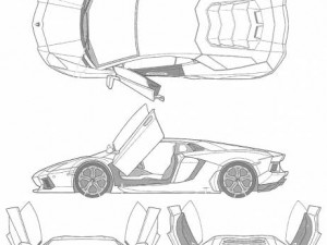 lamborghini aventador Modello 3D