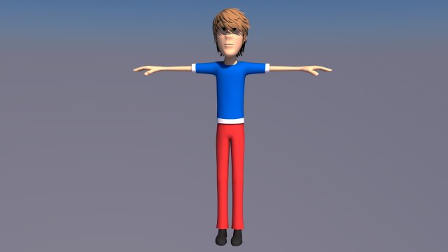 man 3D Model .c4d .max .obj .3ds .fbx .stl .blend 