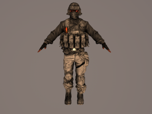 soldier Modello 3D