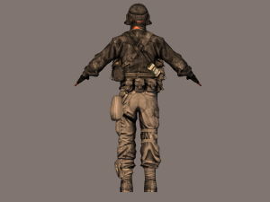 soldier 3Dモデル