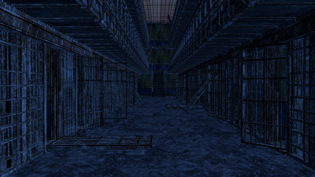 prison Model 3D .c4d .max .obj .3ds .fbx .stl .blend 