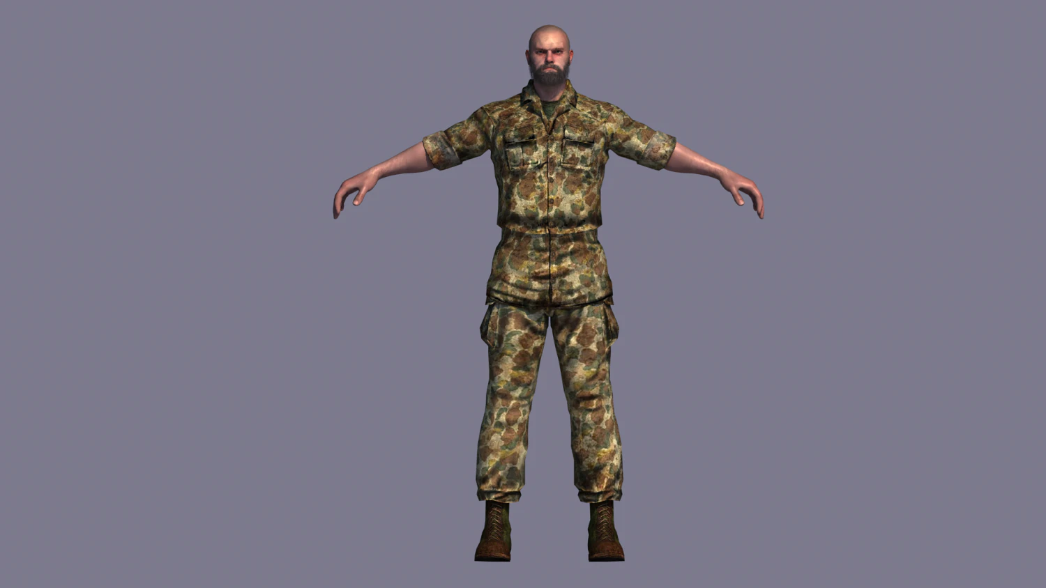 soldier 3D Model .c4d .max .obj .3ds .fbx .stl .blend