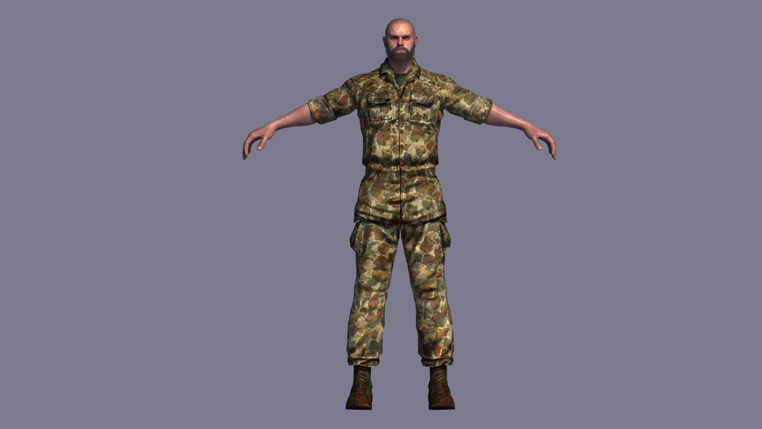 Soldier 3d Model In Man 3dexport