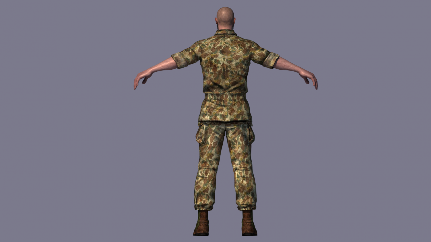 Soldier 3d Model In Man 3dexport