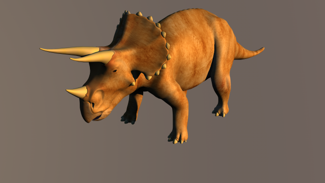 triceratops 3D Модель .c4d .max .obj .3ds .fbx .stl .blend 