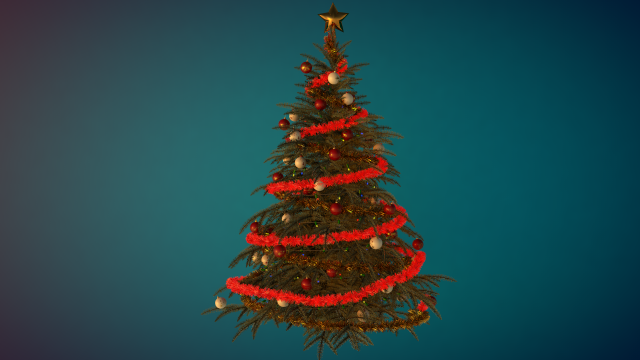 christmas tree Modèle 3D .c4d .max .obj .3ds .fbx .stl .blend 