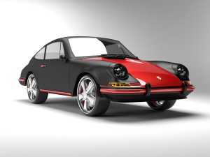 porsche 911 t 1968 3D Model