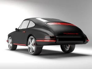 porsche 911 t 1968 3D Model