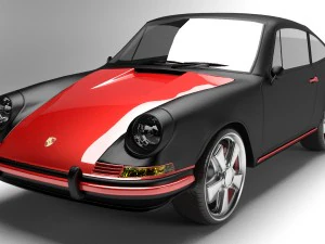 porsche 911 t 1968 3D Model
