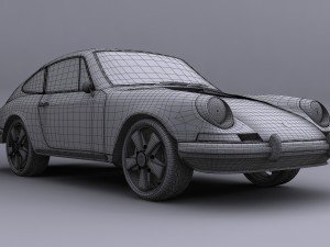 porsche 911 t 1968 Modèle 3D