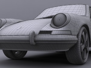 porsche 911 t 1968 Modèle 3D