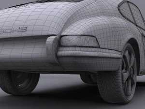 porsche 911 t 1968 3D Model