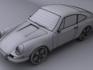 porsche 911 t 1968 Modèle 3D