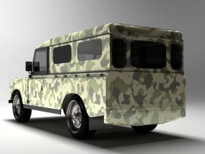 land rover 1990 3D Model