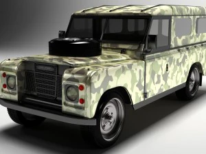 land rover 1990 3D Model