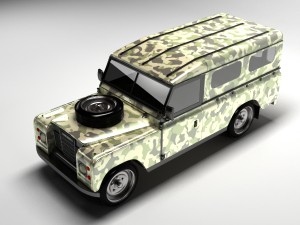 land rover 1990 3D Model