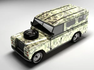 land rover 1990 3D Model