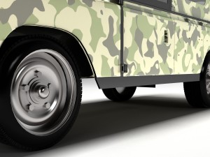 land rover 1990 3D Model