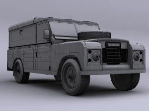 land rover 1990 3D Model