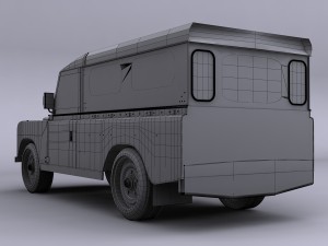 land rover 1990 3D Model